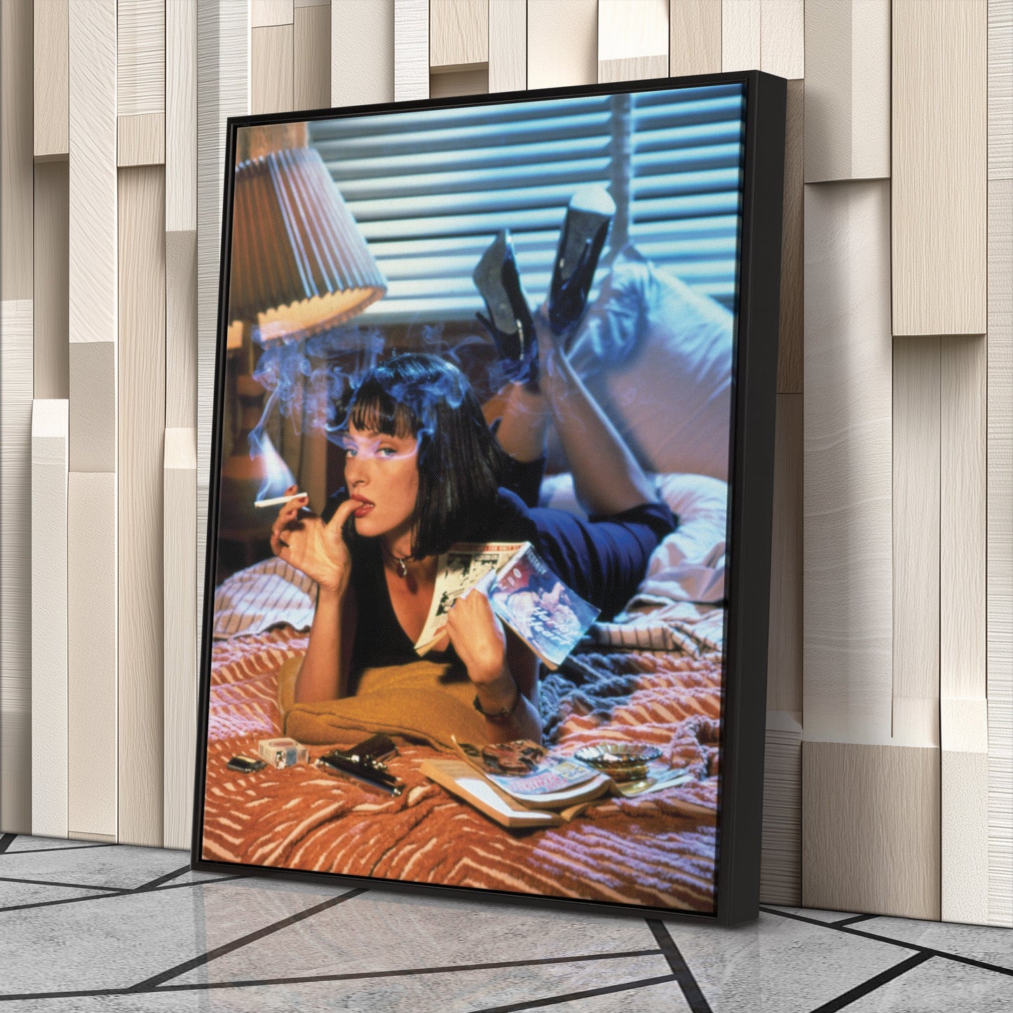 Pulp Fiction Uma Canvas – Cult Classic Wall Art Decor